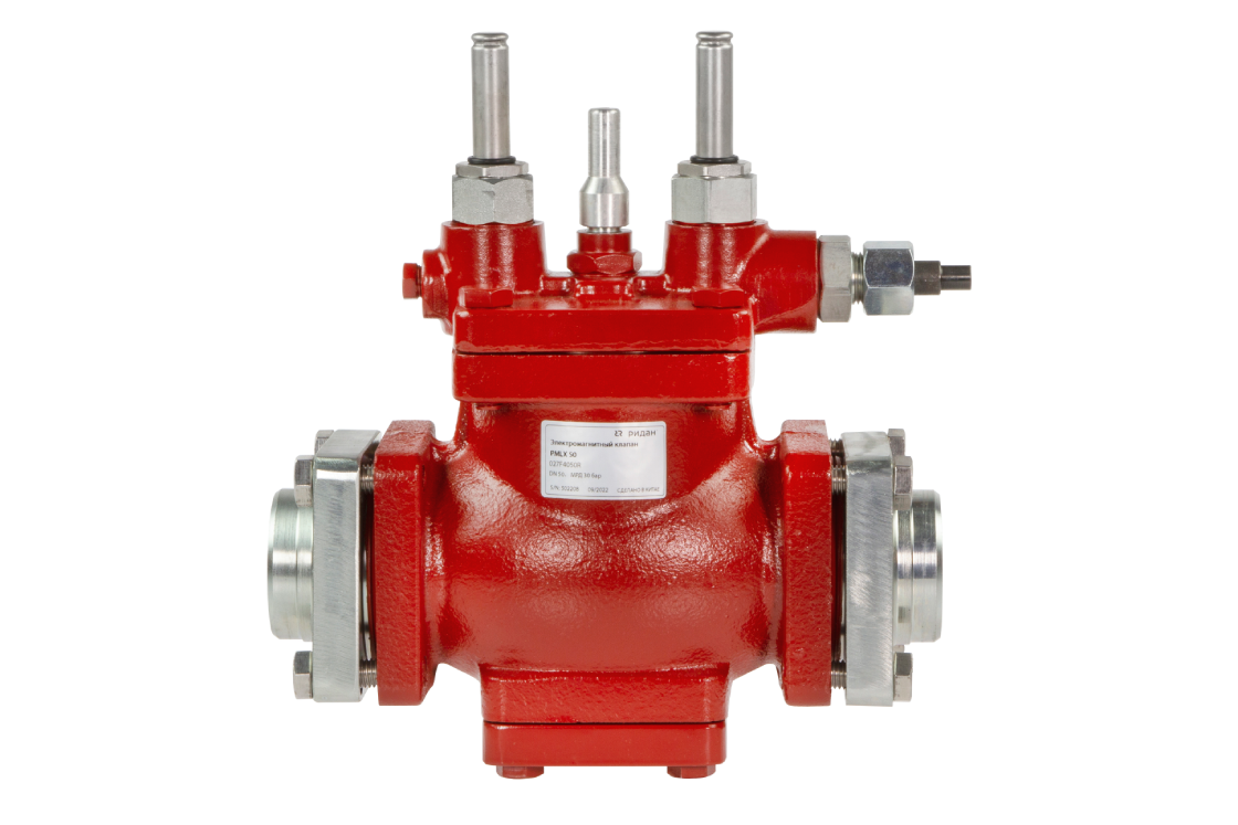 Ридан 027F4080R — Электромагнитный клапан PMLX 80, PN 28/30, в комплекте: катушки, пилоты EVM-NC и ответные фланцы