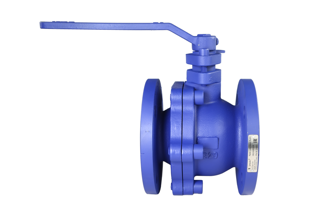 Ридан 082X4801R — Кран шаровой чугунный полнопроходный КШЧ PN16 DN20 с рукояткой