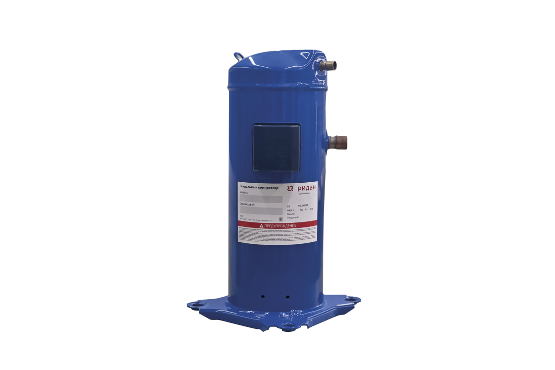 Ридан 141R8615 — Компрессор спиральный RCM30E4LB7CA, индивидуальная упаковка, хладагент R404A, номинальное напряжение 380-420 В / 3 фазы / 50 Гц &amp; 460 В /3 фазы / 60 Гц