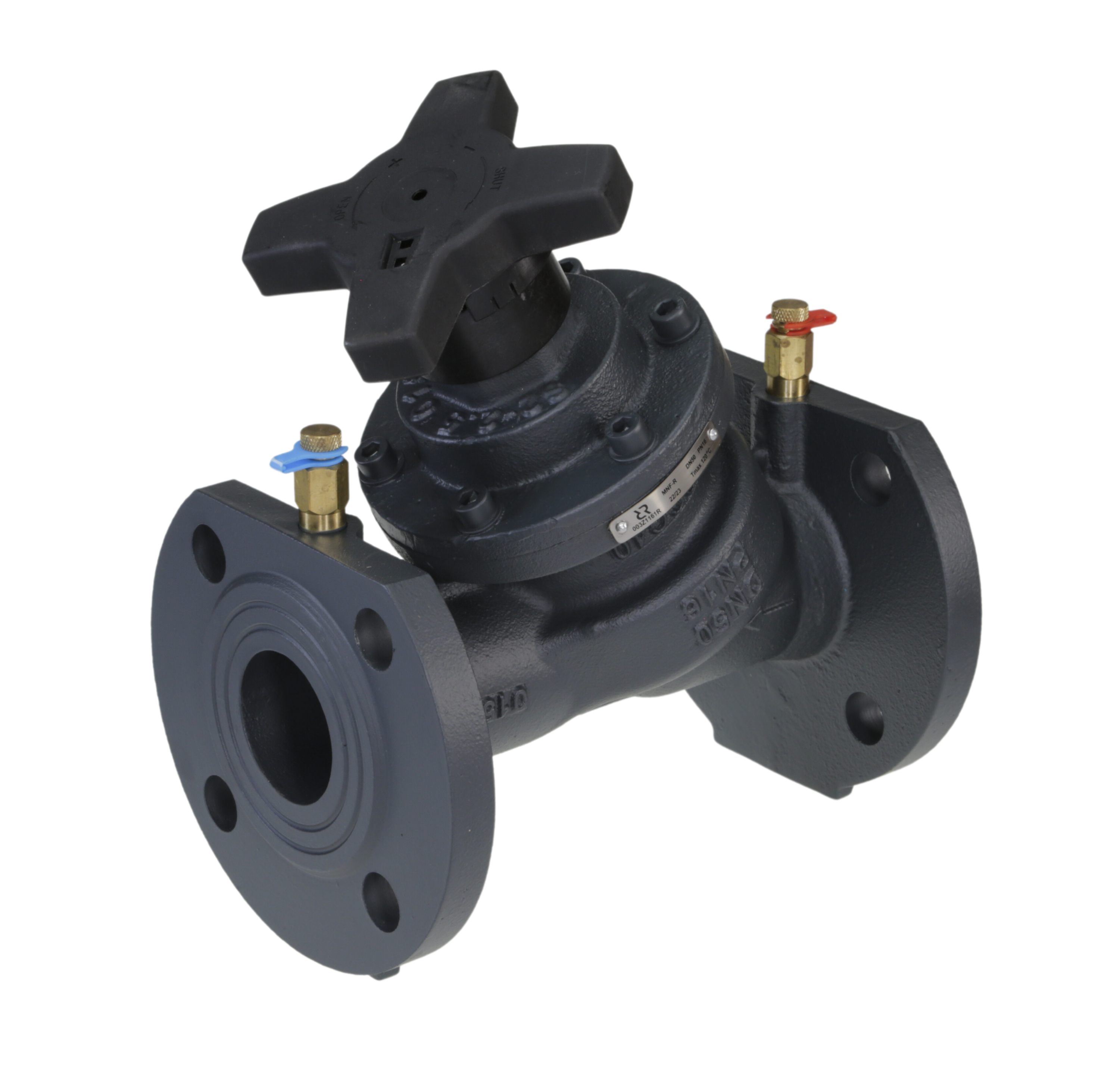 Ридан MNF-R 003Z1197R DN350 — Ручной балансировочный клапан, фланцевый, PN25, Tmax 150 °C