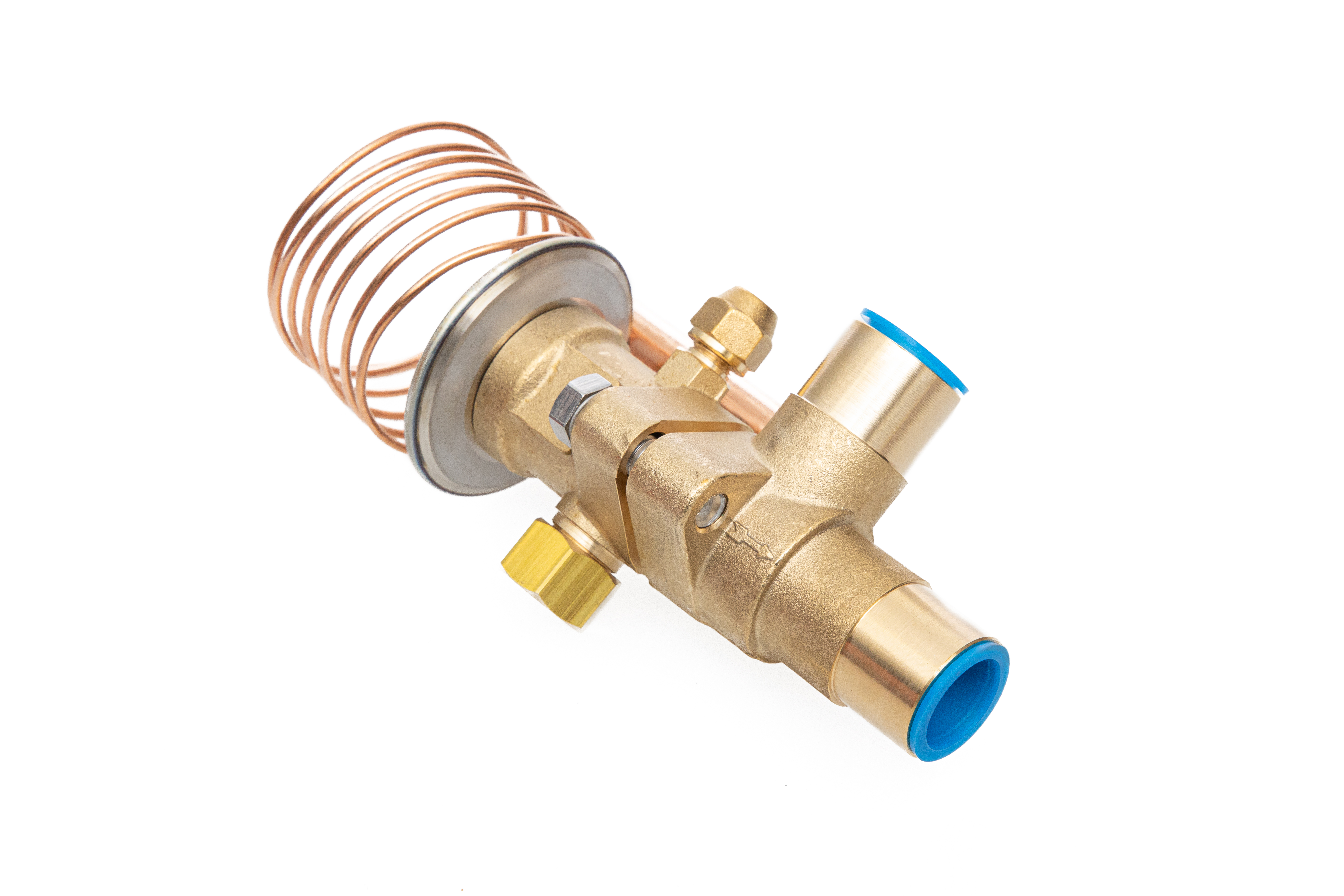 Ридан 069B4205R — Клапан терморегулирующий TE5-5.5, R407C, T кипения -40...10 ℃, угловой, присоединительные патрубки 7/8"