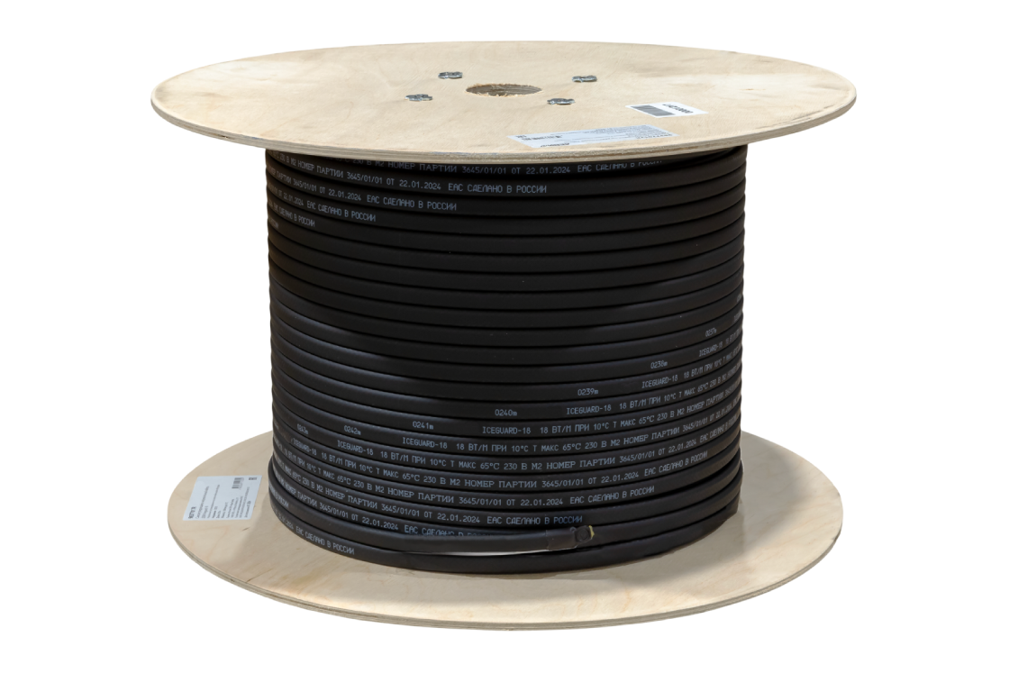 Саморегулирующийся нагревательный кабель Ridan Iceguard-18 (Т)