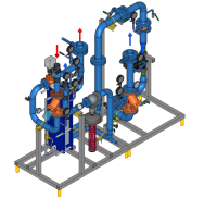Ридан БТП-HS-ХХХ-YYY-P-S V2 - Стандартный узел управления системами отопления (вентиляции) 